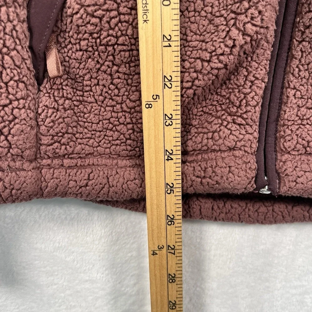 The North Face Jacket Womens Medium Campshire Fuzzy Teddy Sherpa Fleece Zip Up